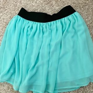 Forever 21 Turquoise skirt.